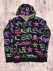 Y2K Fox Racing Full Zip Hoodie