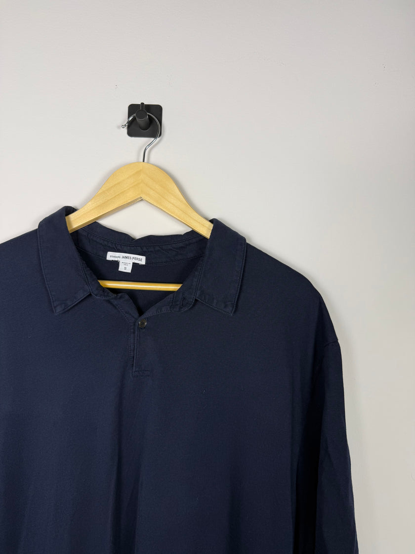 James Perse Navy Blue Polo Shirt