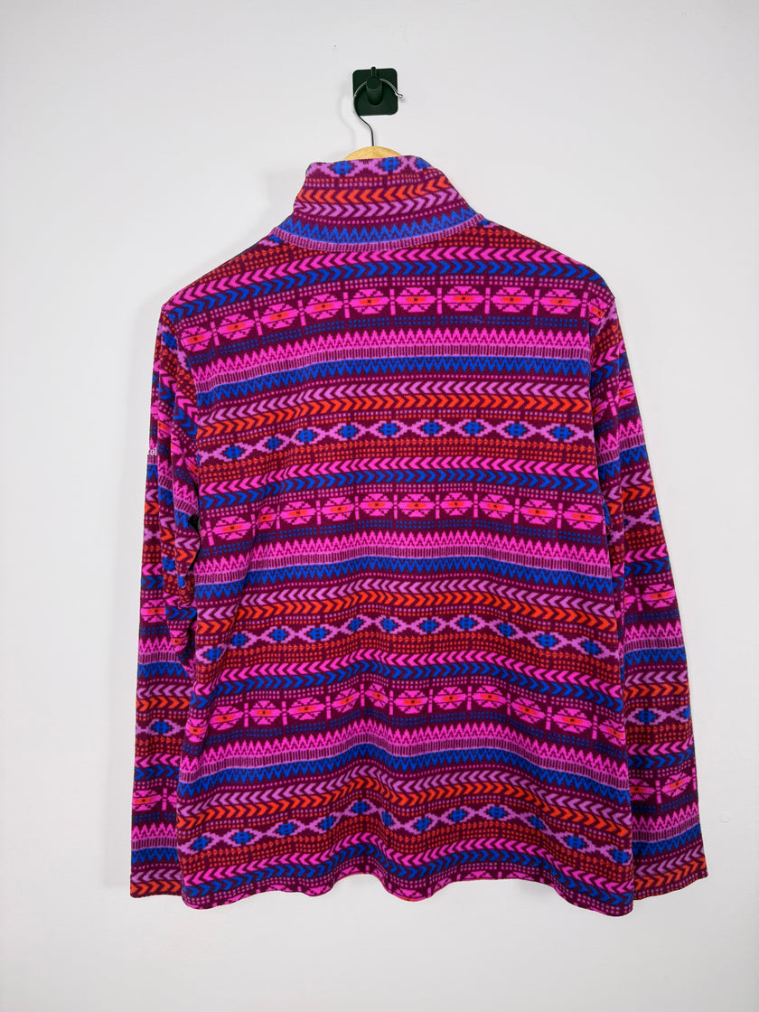 Columbia 1/4 Zip Aztec Fleece Pullover