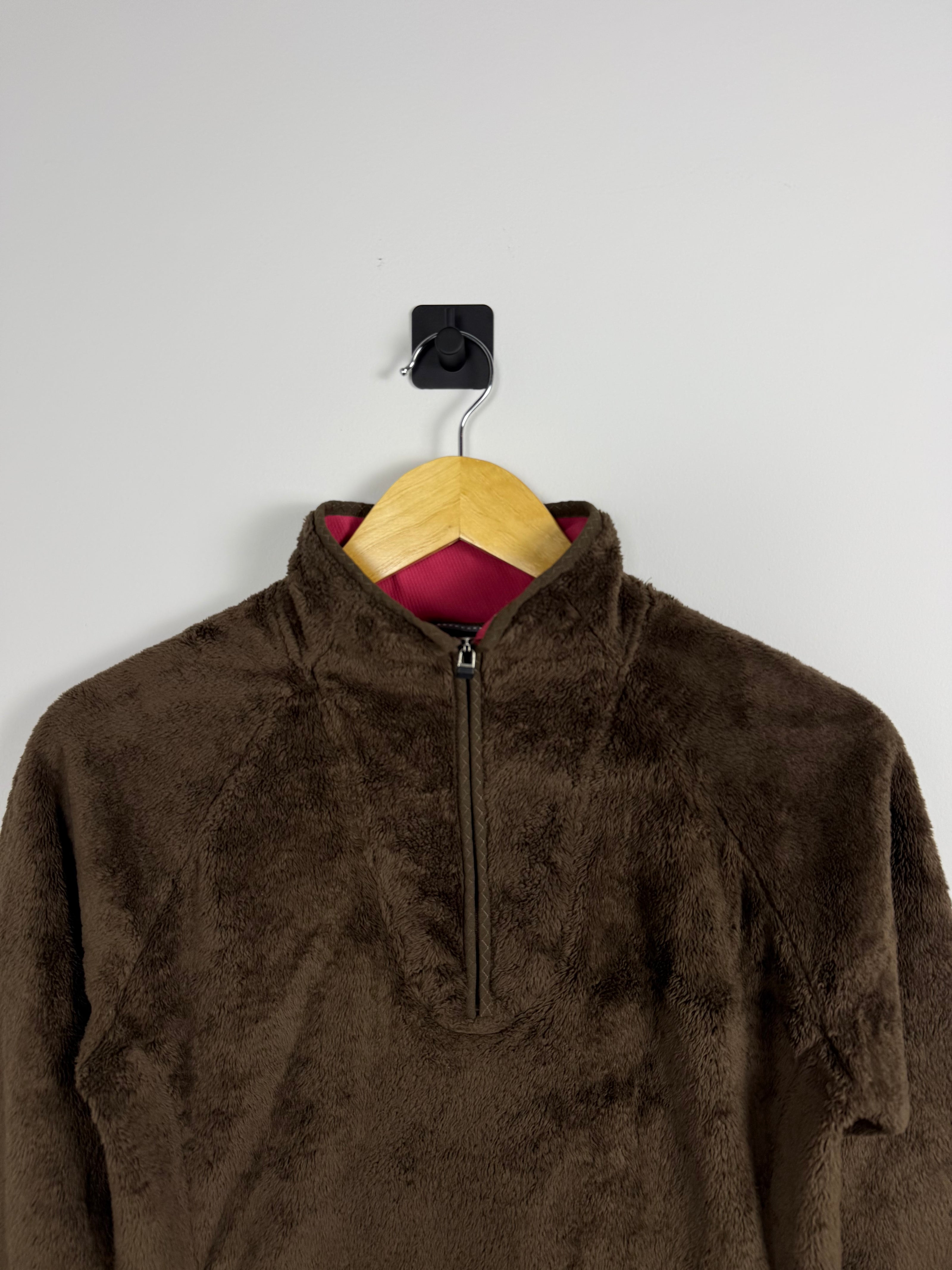 North Face Fleece 1/4 Zip Kangaroo Pocket