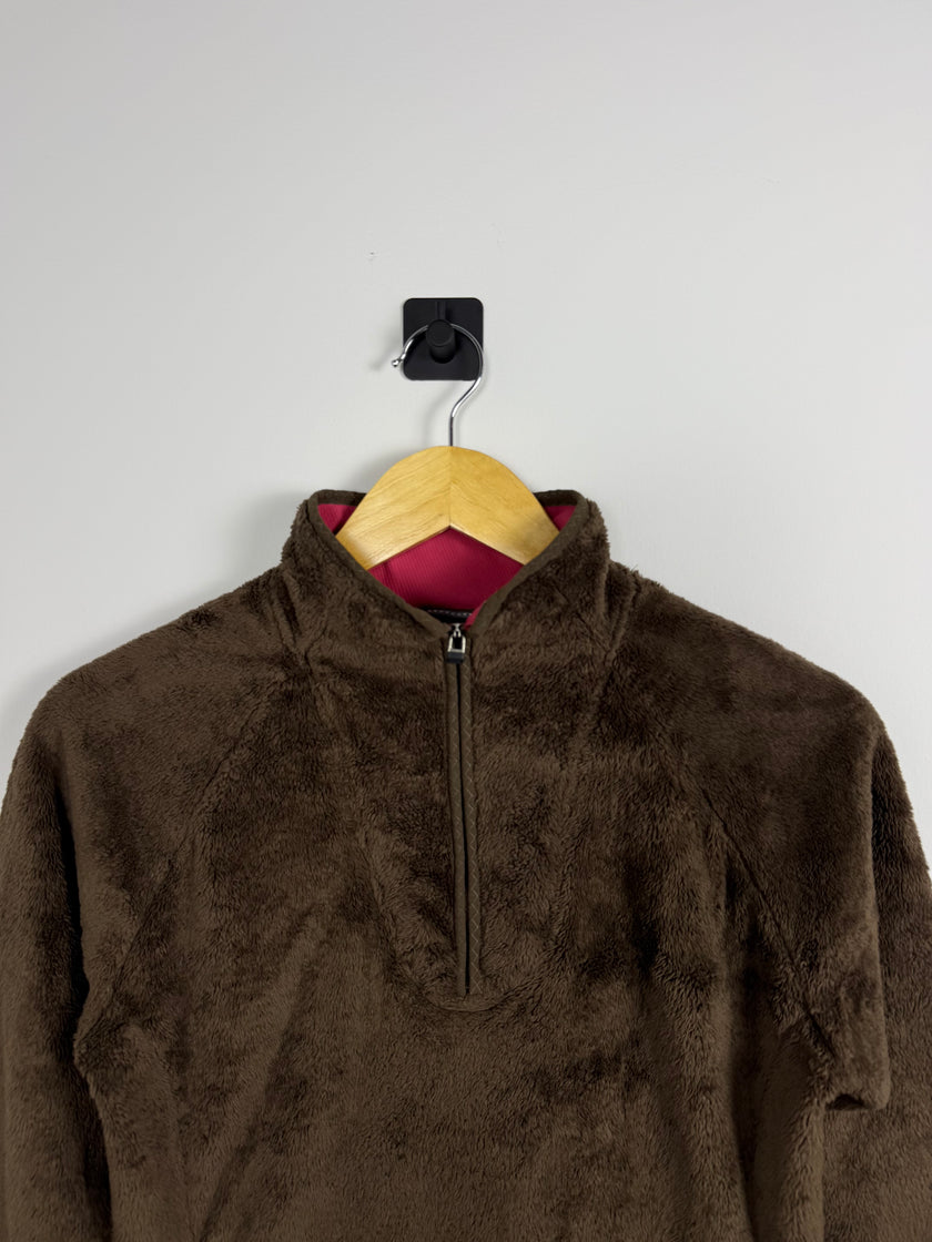 North Face Fleece 1/4 Zip Kangaroo Pocket