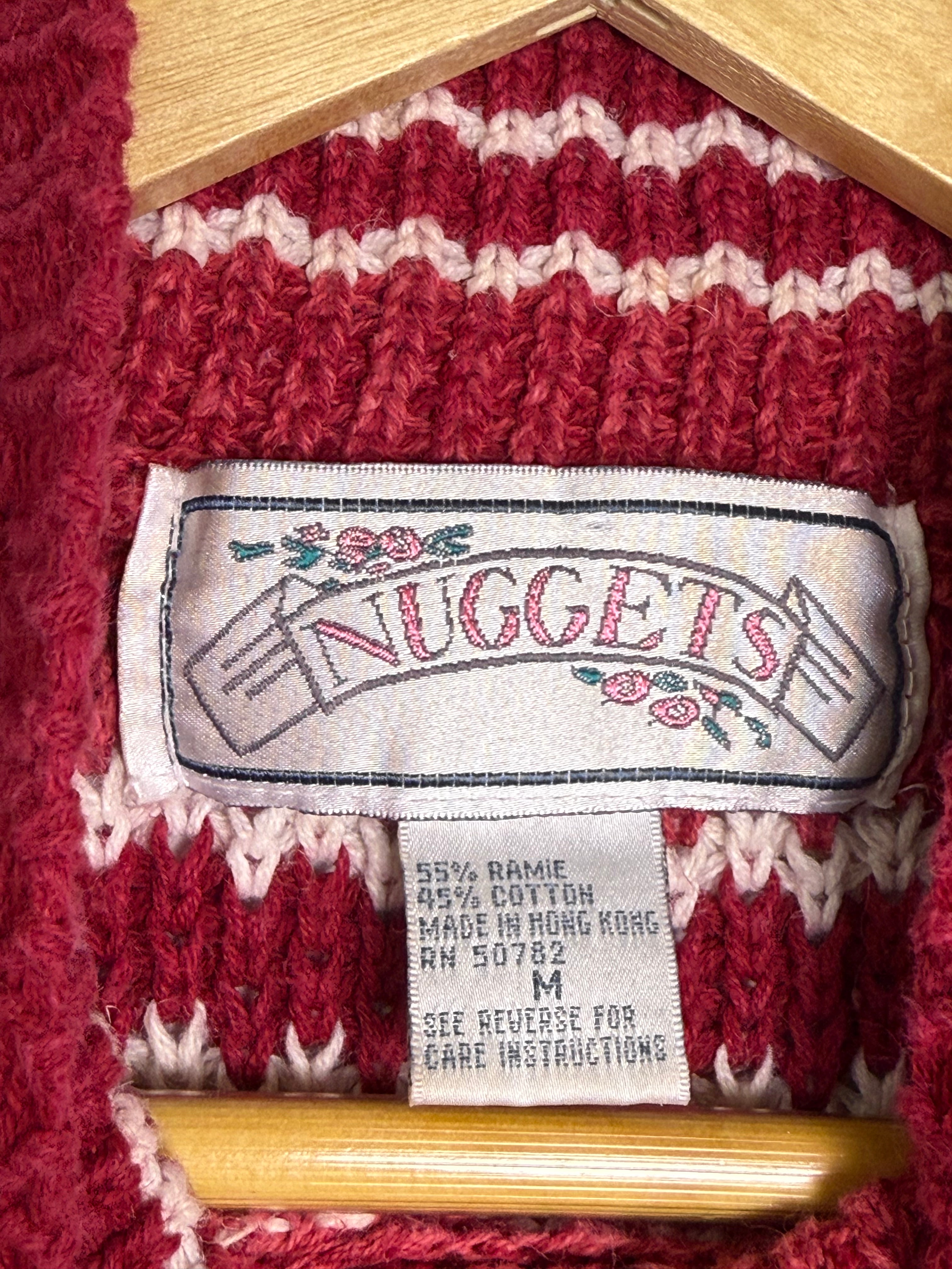 Nuggets Striped Granny Sweater