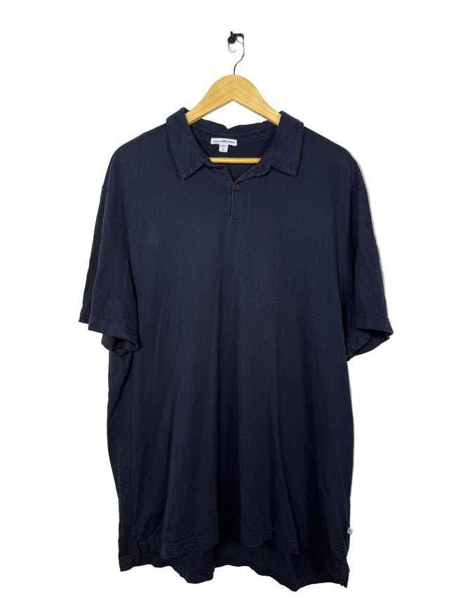 James Perse Navy Blue Polo Shirt
