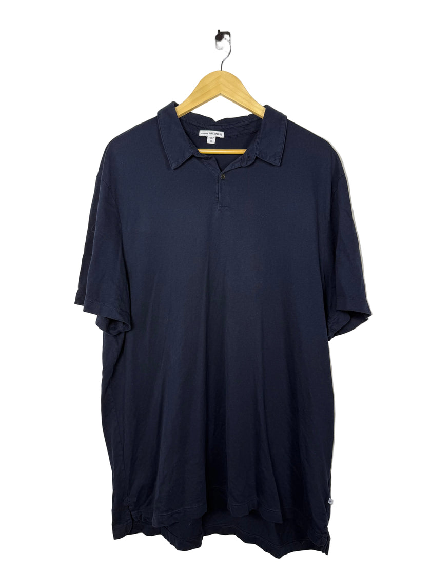 James Perse Navy Blue Polo Shirt