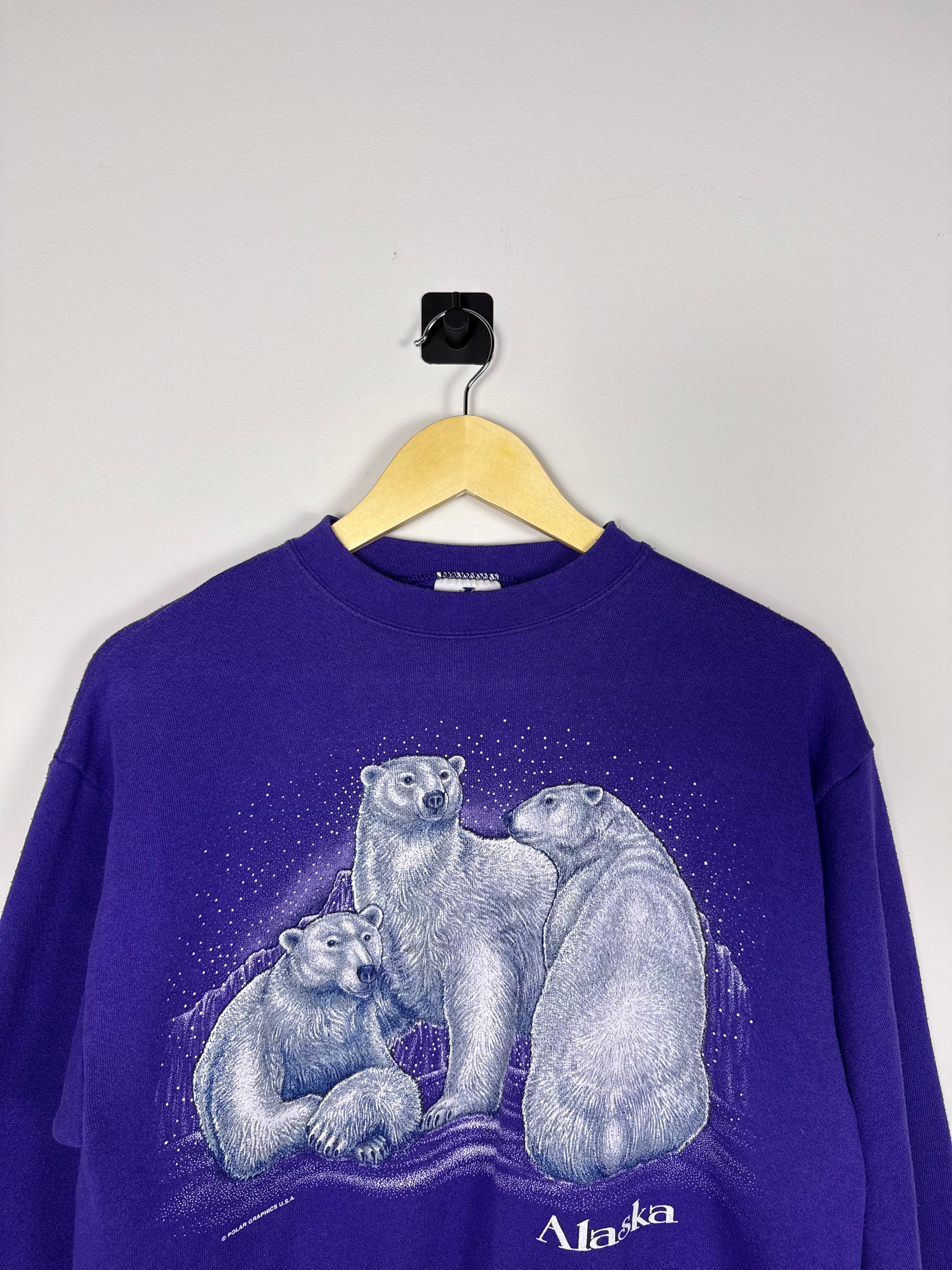 Alaska Polar Bear Graphic Crewneck