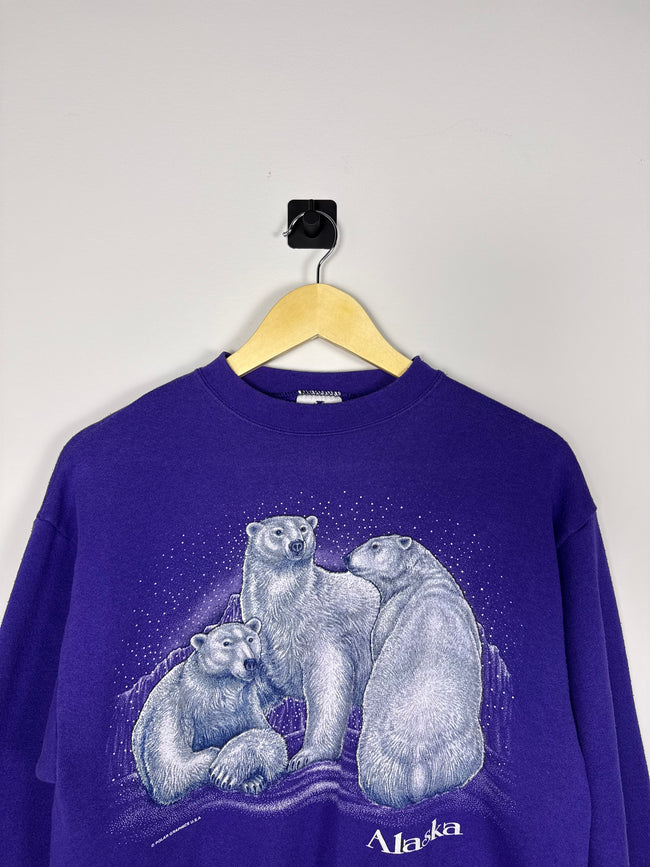 Alaska Polar Bear Graphic Crewneck
