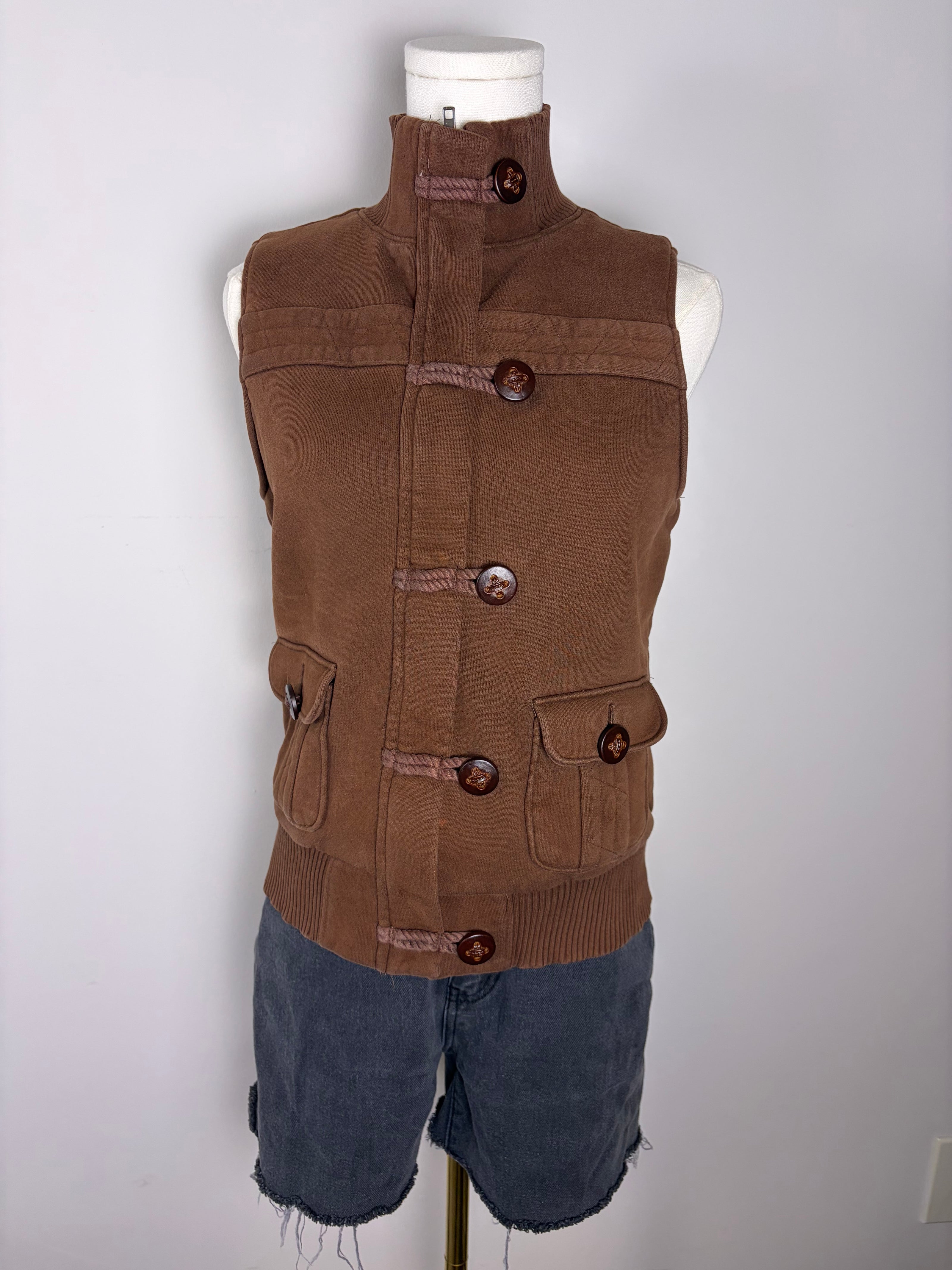 Y2K Old Navy Sherpa Lined Vest