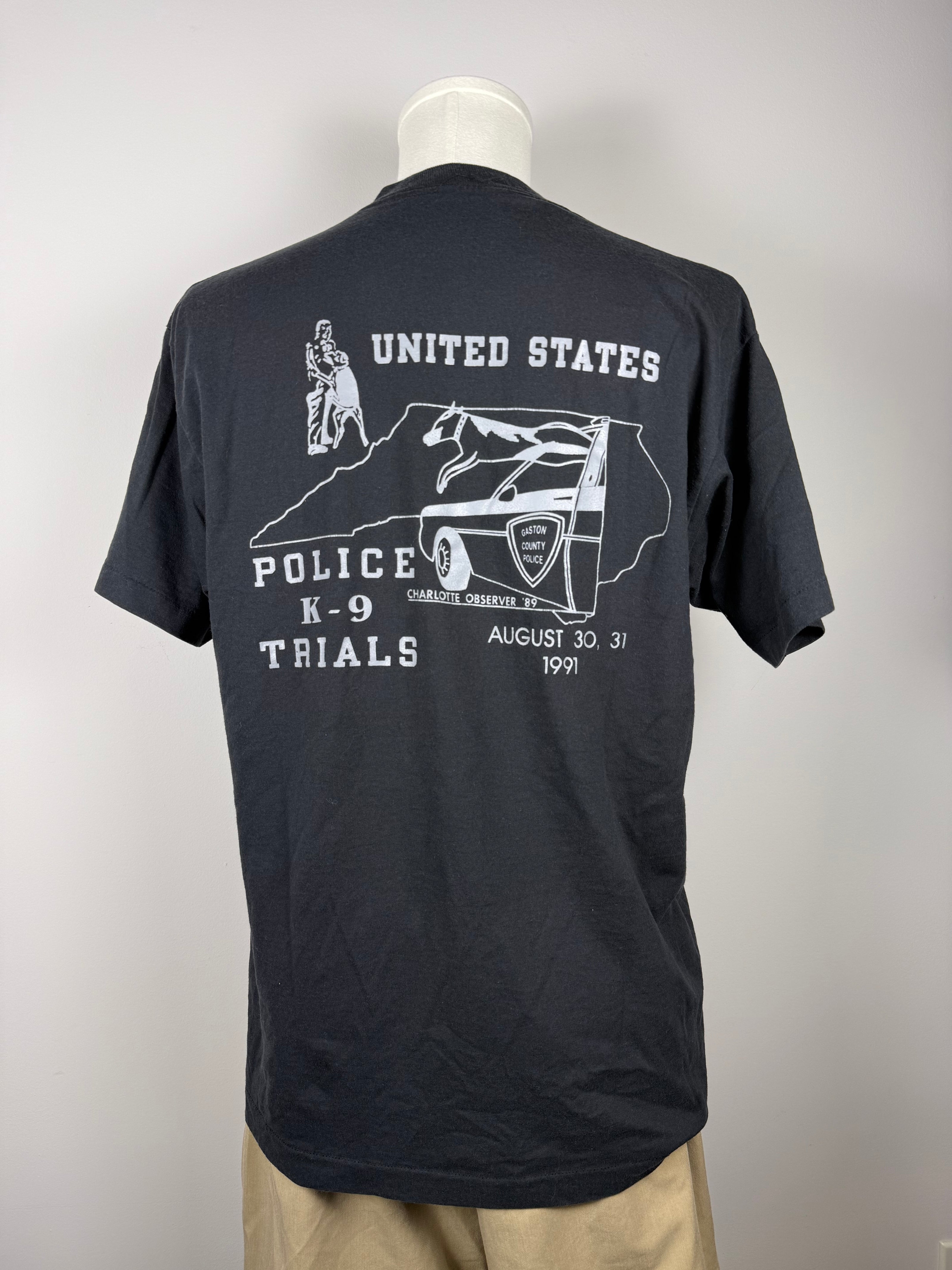 1991 Charlotte Police K-9 Trials Tee
