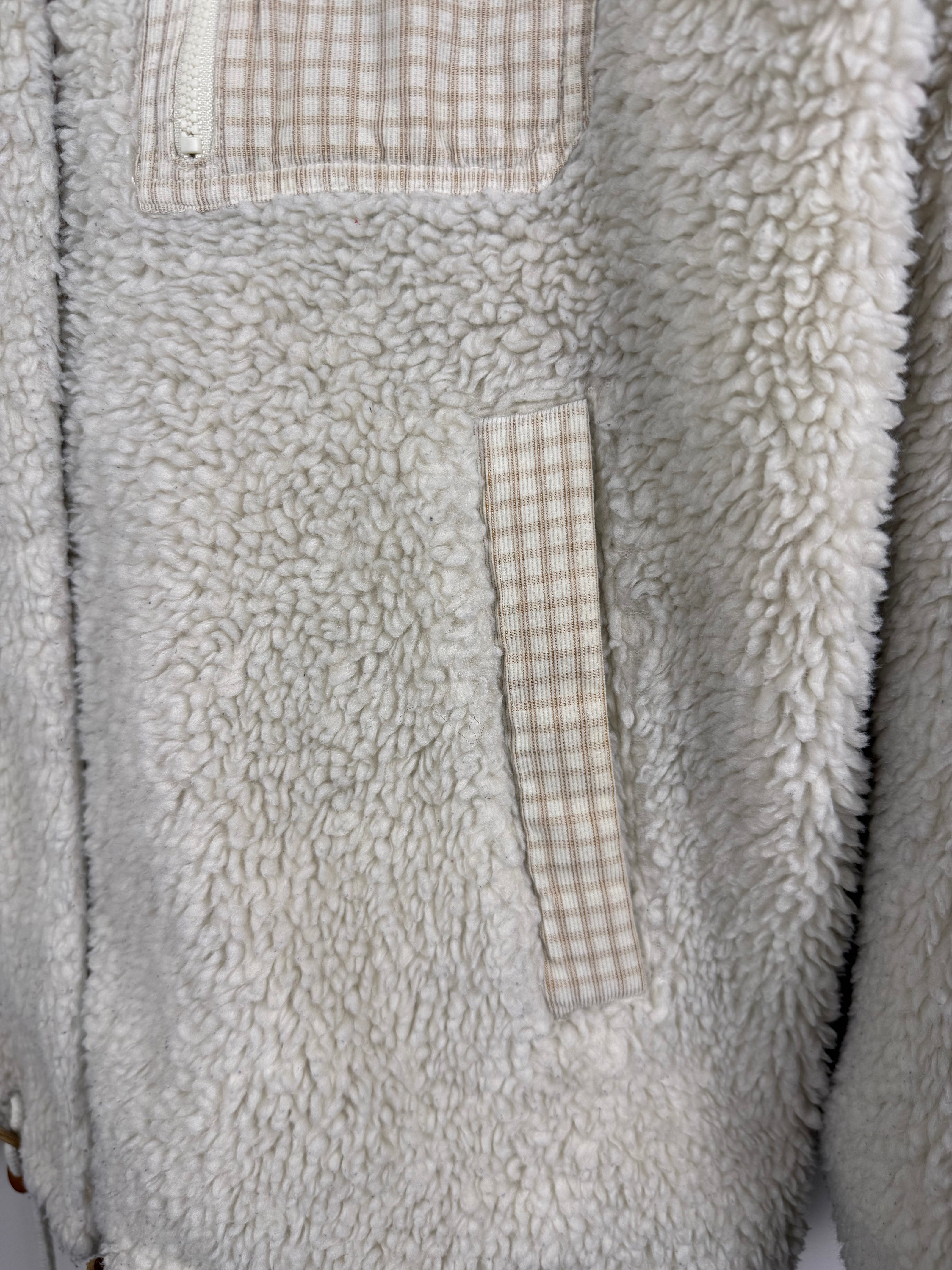 Madewell Sherpa Flannel Accent Jacket