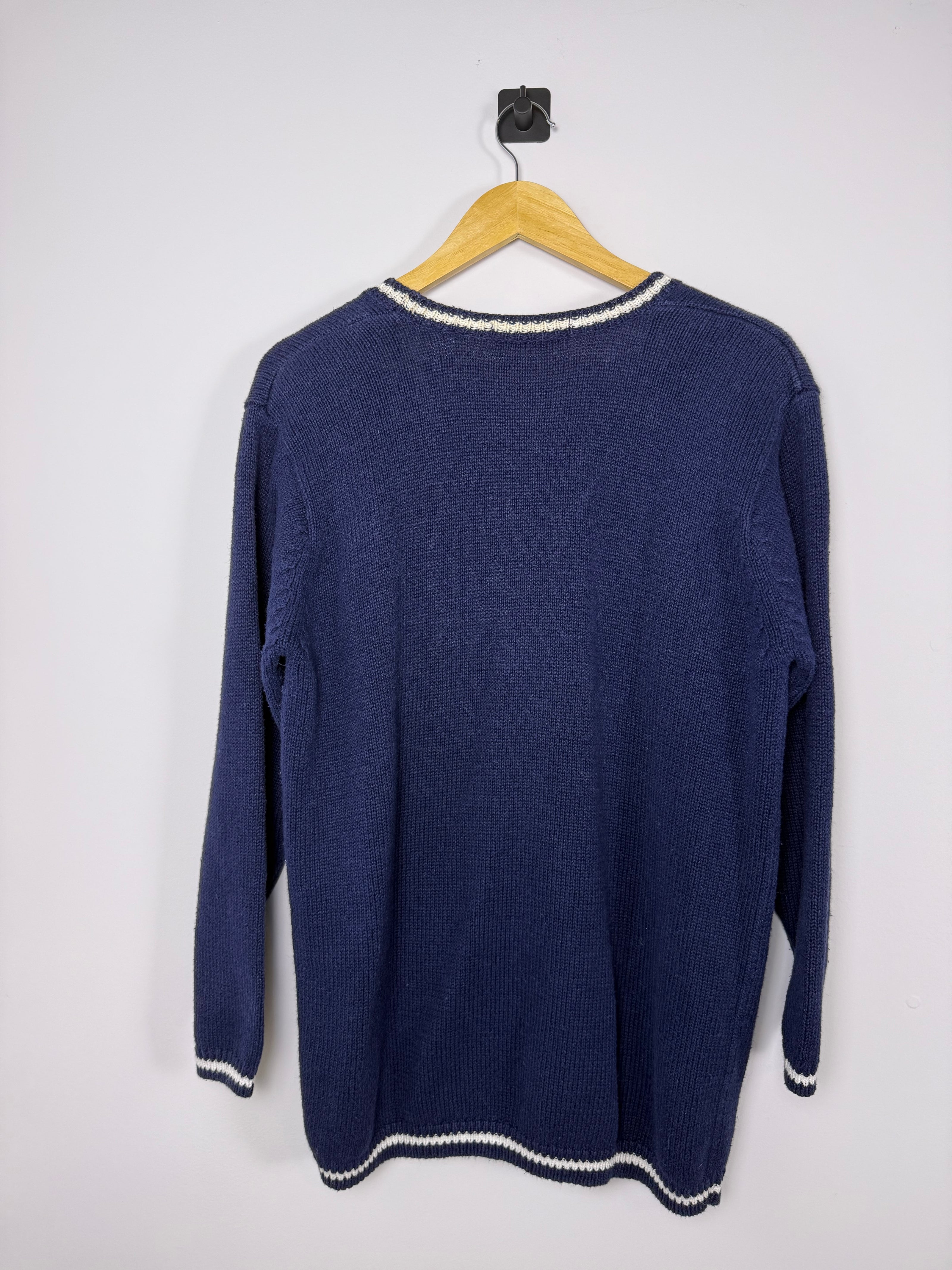 Karen Scott Preppy Golf Sweater