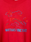 Martha's Vineyard Lighthouse Embroidered Crewneck