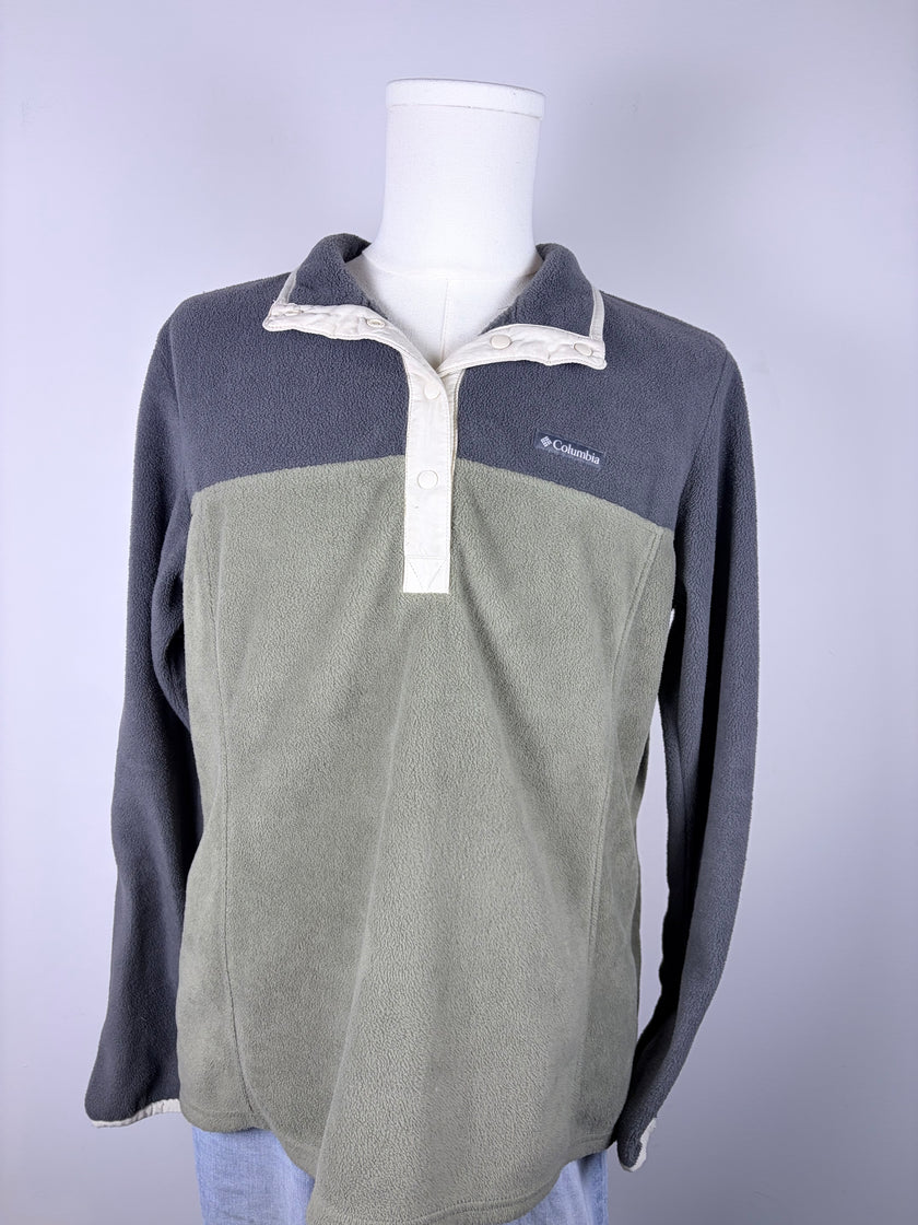 Columbia Color Block 1/4 Button Fleece