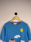 Coastal Quacker Factory Beach Embroidered Sweater