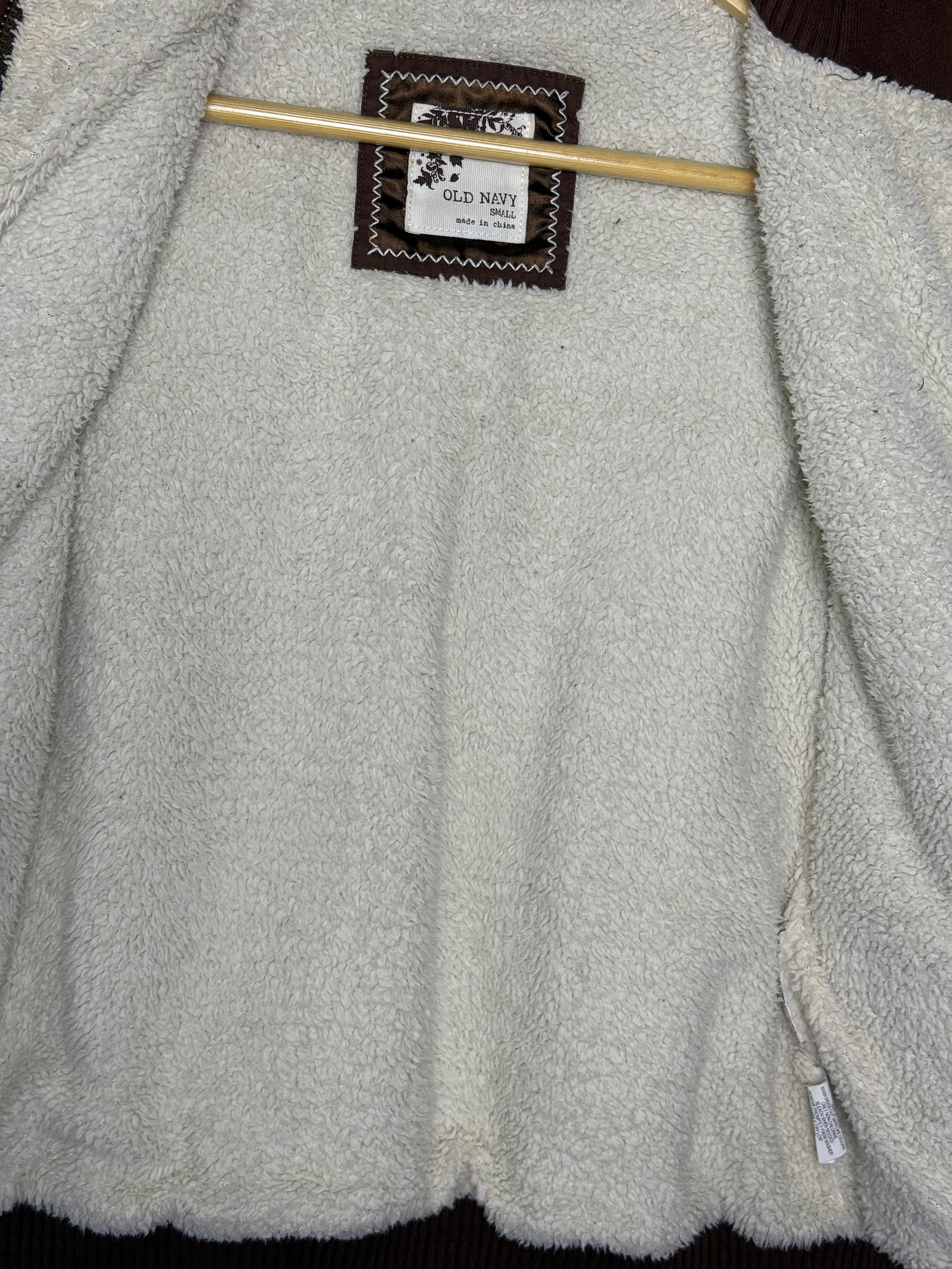 Y2K Old Navy Sherpa Lined Vest