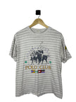 International Polo Club Striped Graphic Tee