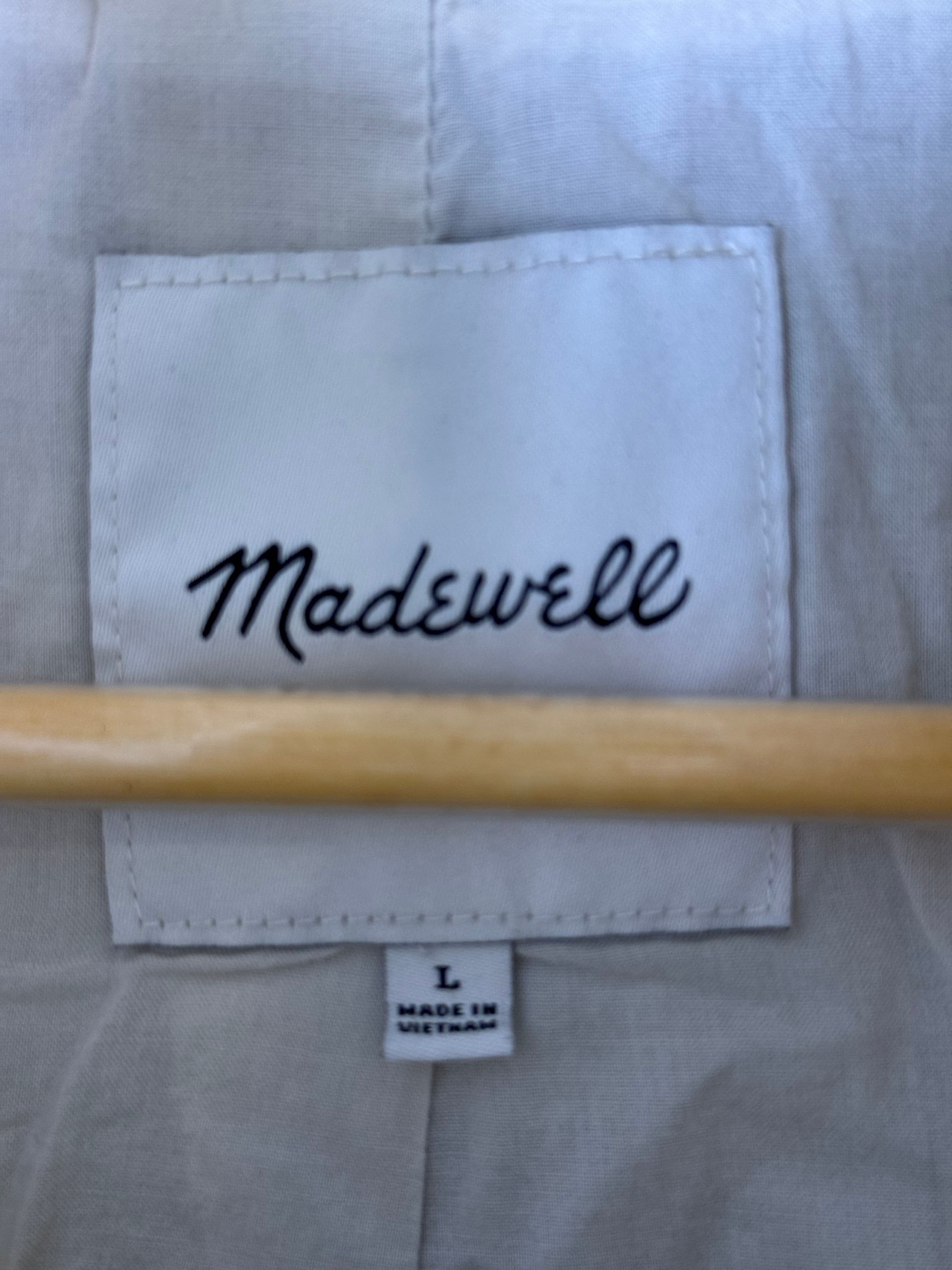 Madewell Sherpa Flannel Accent Jacket