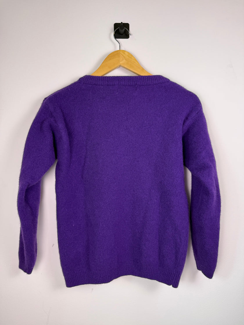 80s Pocketed Wool Sweater