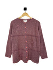 Jenny Floral Sweater Blouse Button Up