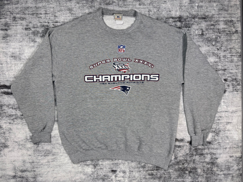 2002 Patriots Super Bowl Champion Crewneck