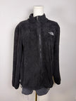 North Face Black Full Zip Fleece