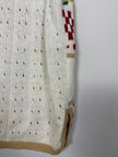 Jantzen Embroidered Granny Floral Picnic Garden Vest